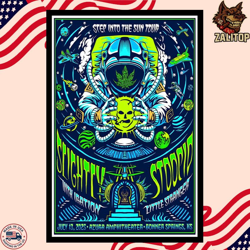 Slightly Stoopid Live Poster – Bonner Springs KS 2025 Tour
