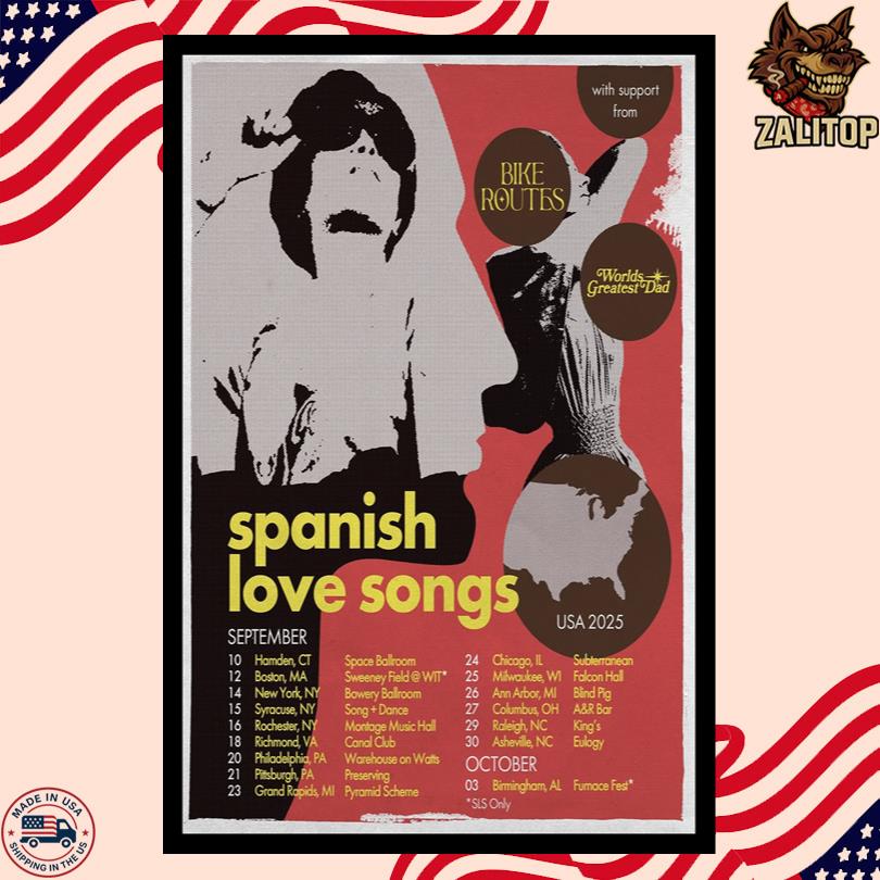Spanish Love Songs September USA 2025 Poster