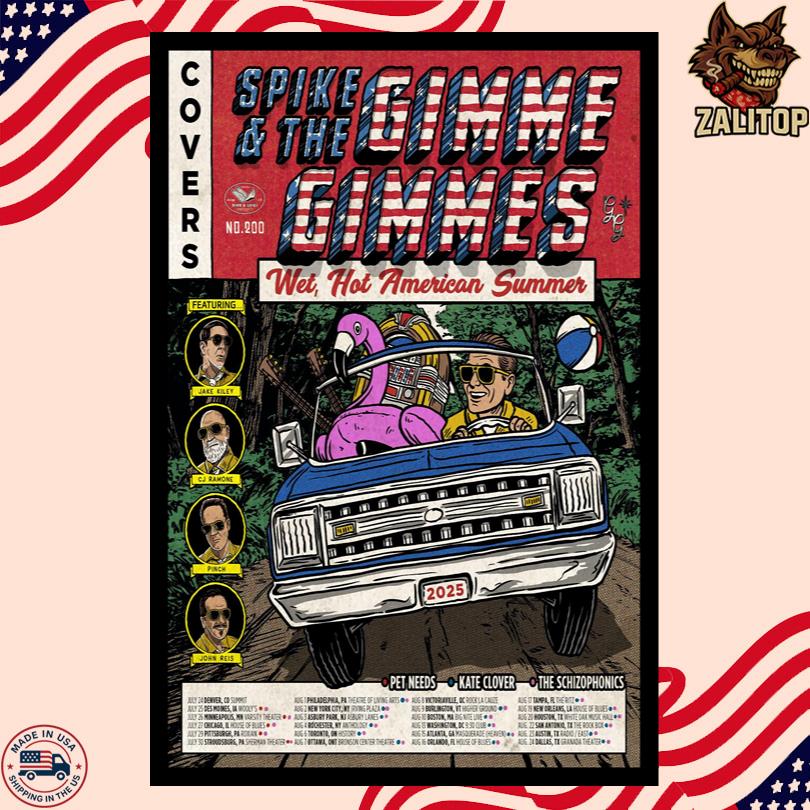Spike And The Gimme Gimmes Wet Hot American Summer 2025 Poster