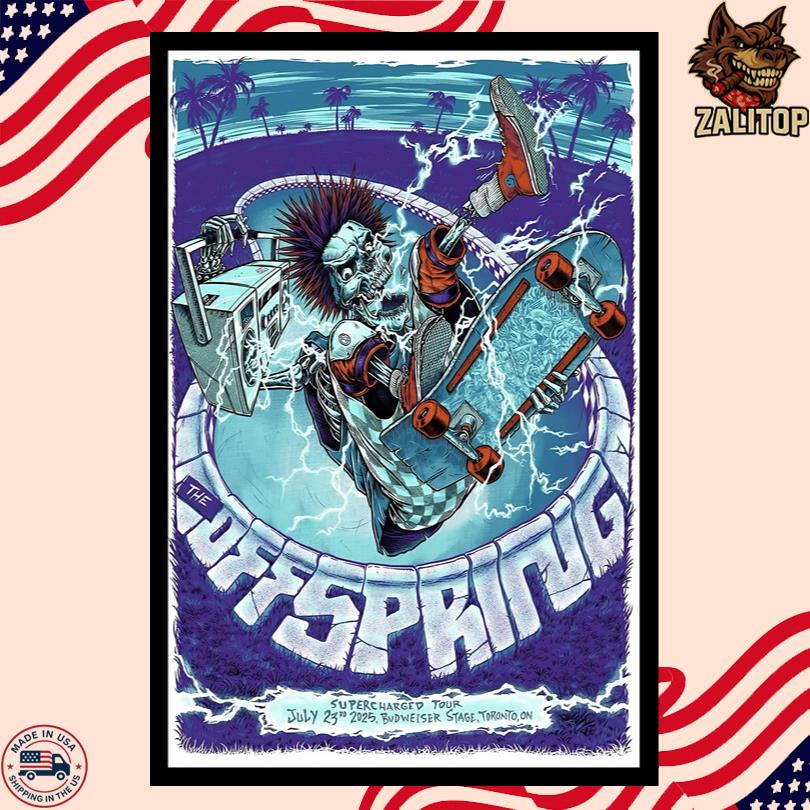 The Offspring Event Budweiser Stage Toronto ON July 23 2025 Poster