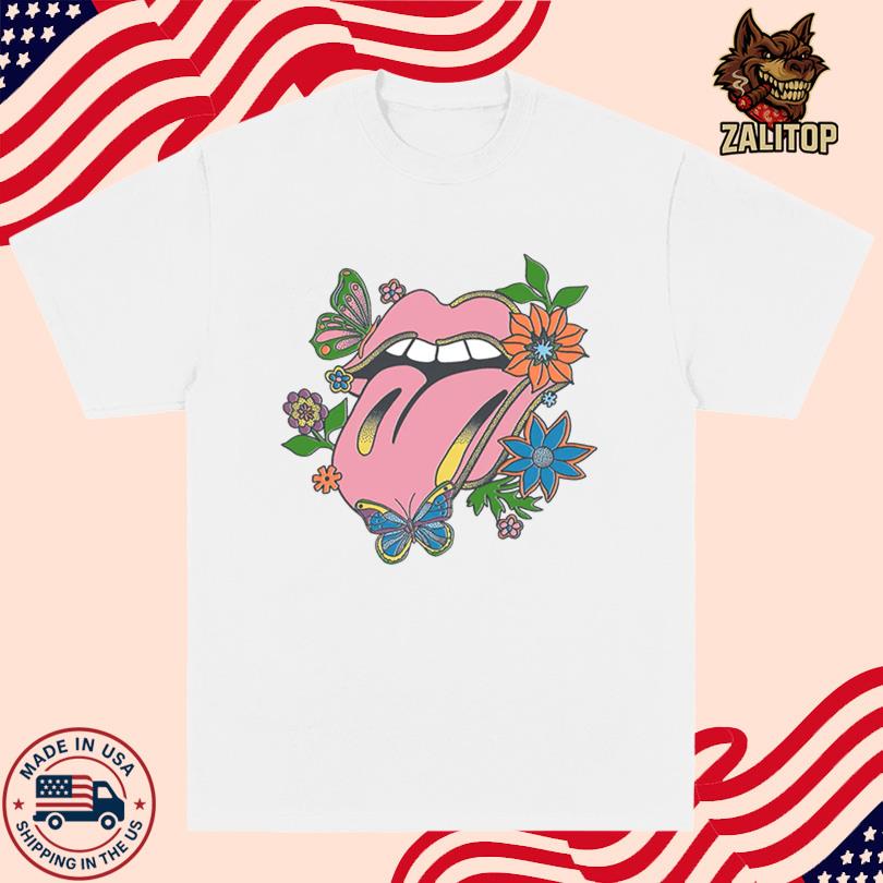 The Rolling Stones Flower Tongue Shirt