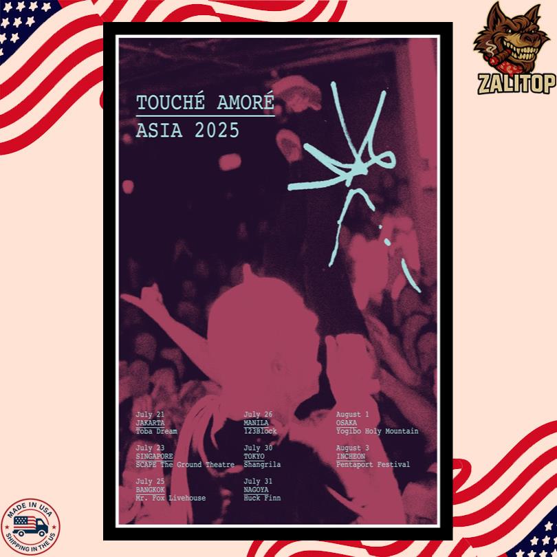 Touche Amore Asian 2025 Poster