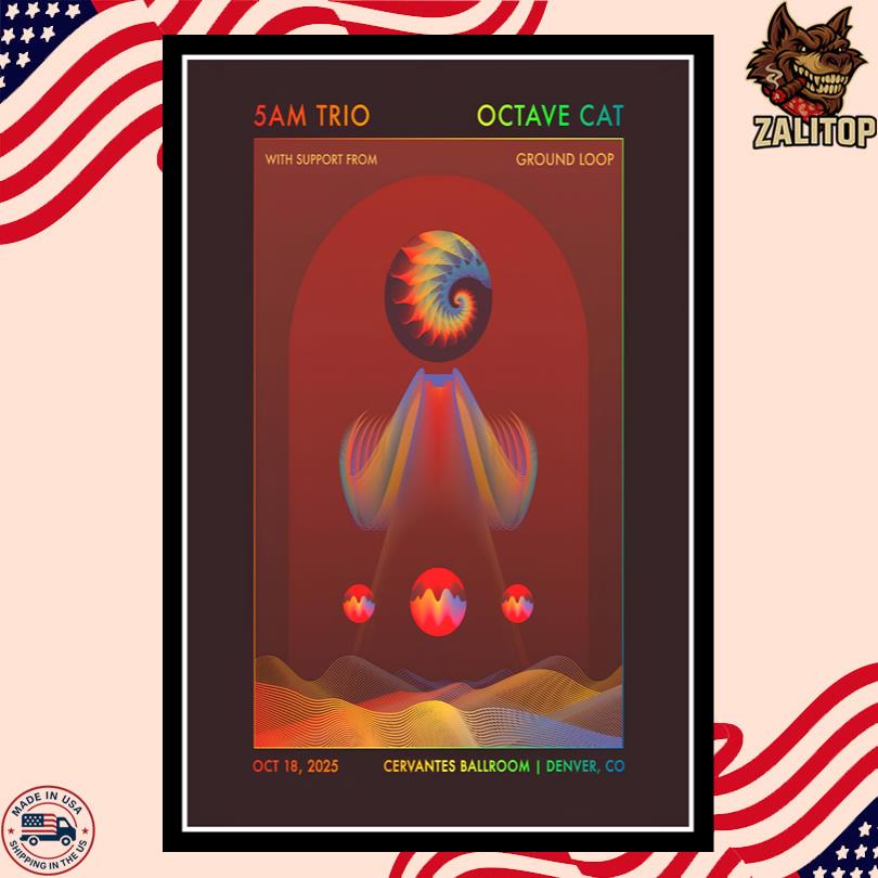 Trio Octave Cat Oct 18 2025 Cervantes Ballroom Denver CO Poster
