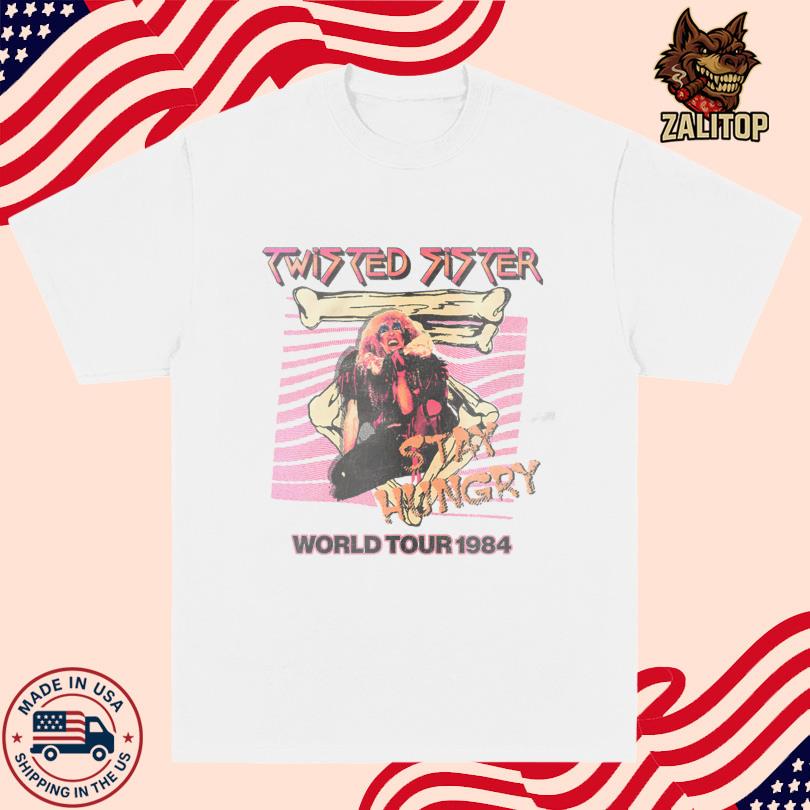 Twisted Sister Stay Hungry World Tour T-Shirt