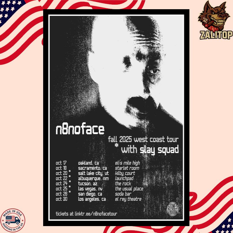 West Coast Poster – N8NOFACE 2025