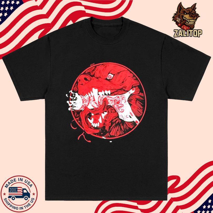 WolfSkullJack Hand That Feeds Tee