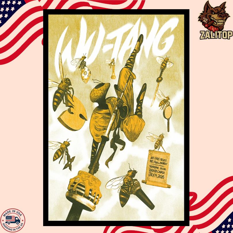 Wu-Tang Clan Poster – Live at Scotiabank Arena July 14 2025