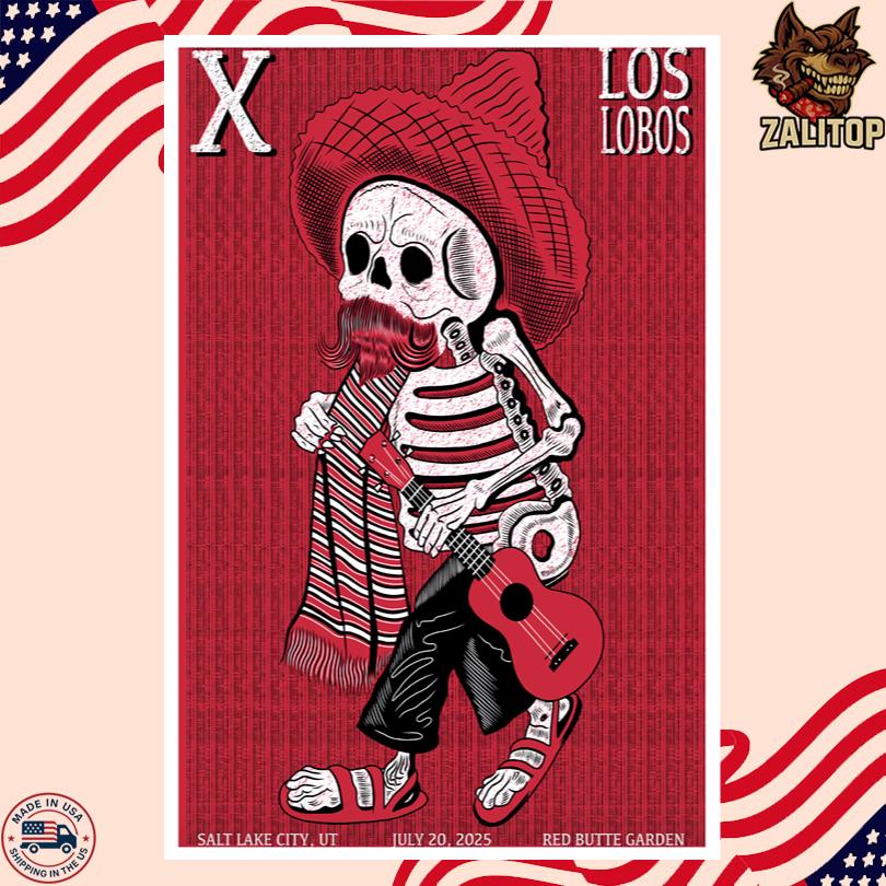 X The Band Concert Event Salt Lake City UT July 2025 Poster