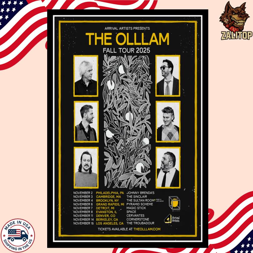 2025 The Olllam Fall Tour Poster