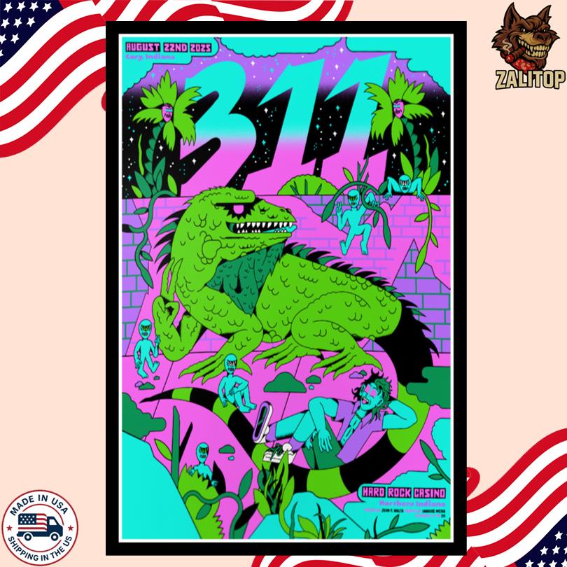311 Event August 22 2025 Gary, IN Poster