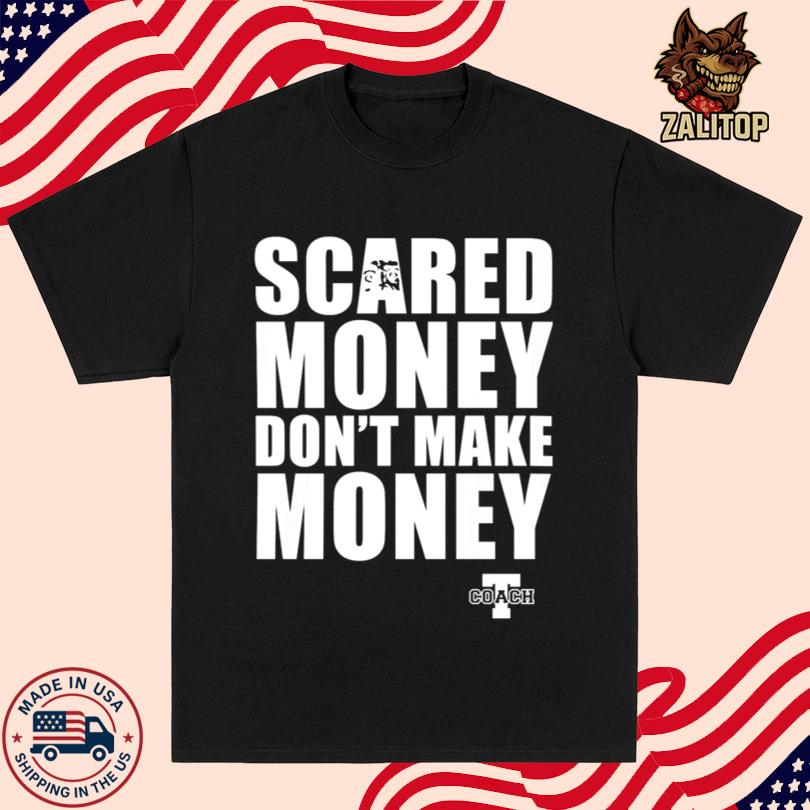 Aaron Rodgers Wearing Scared Money Don\'t Make Money Shirt