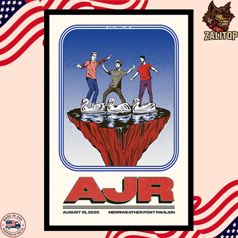 AJR Somewhere in the Sky Tour Columbia, MD Aug 10 2025 Poster