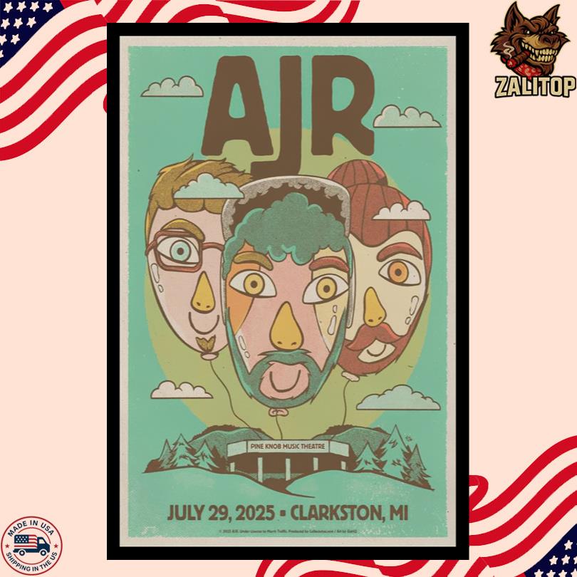 AJR Somewhere in the Sky Tour Jul 29, 2025 Clarkston, MI Poster