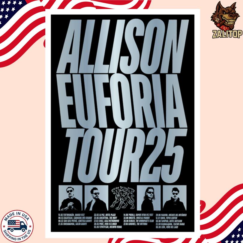 Allison Euforia Tour 2025 Poster