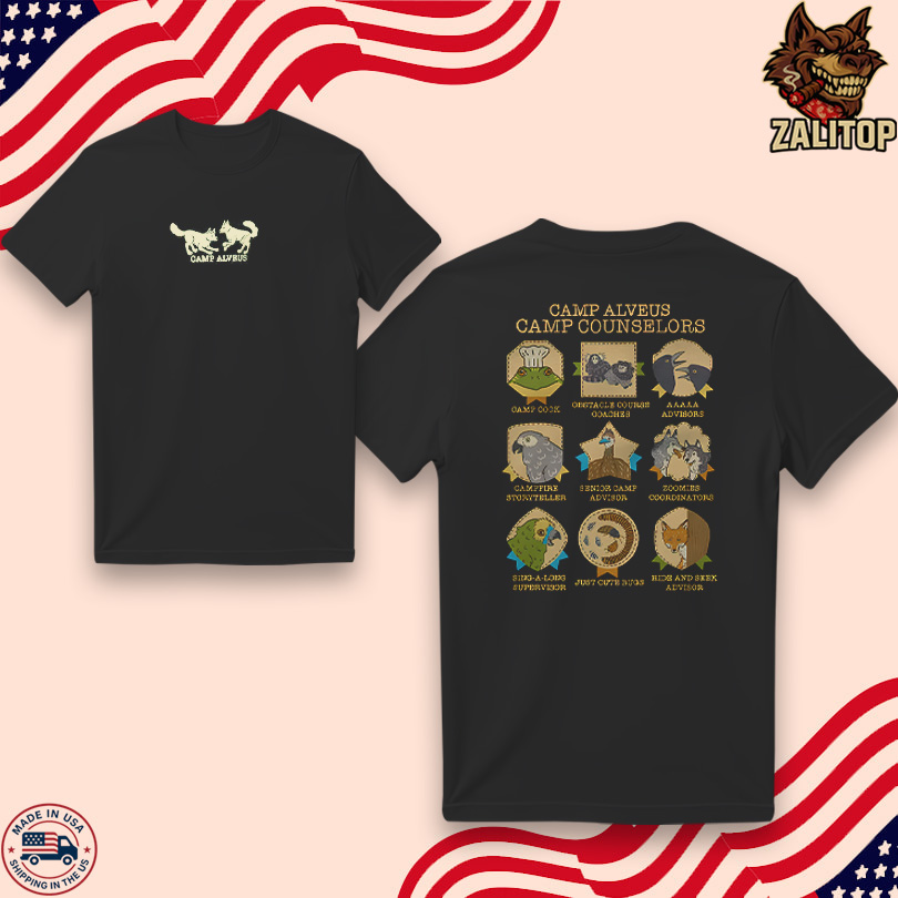 Alveus Sanctuary Summer Camp Merch