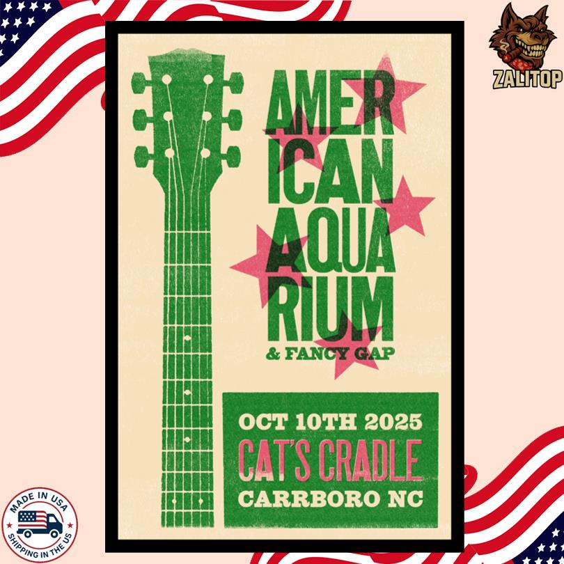 Americana Quarium Oct 10th 2025 Carrboro, North Carolina poster