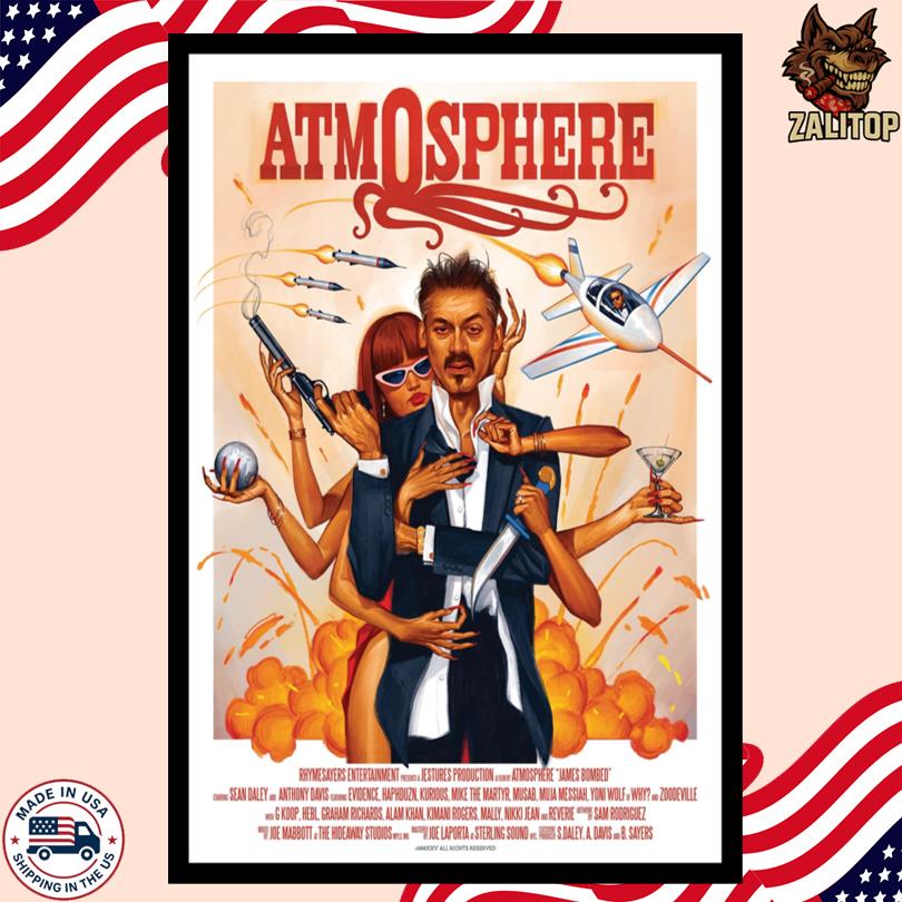 Atmosphere James Bombed Giclee Limied 2025 Poster-Portrait - Poster