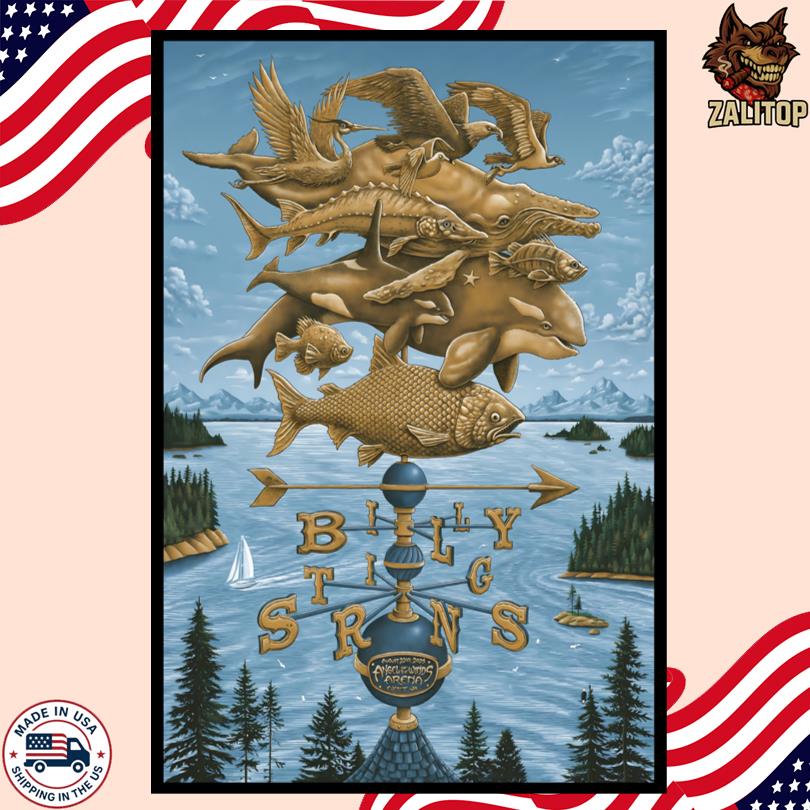 Billy Strings Event August 22 2025 Everett WA Poster