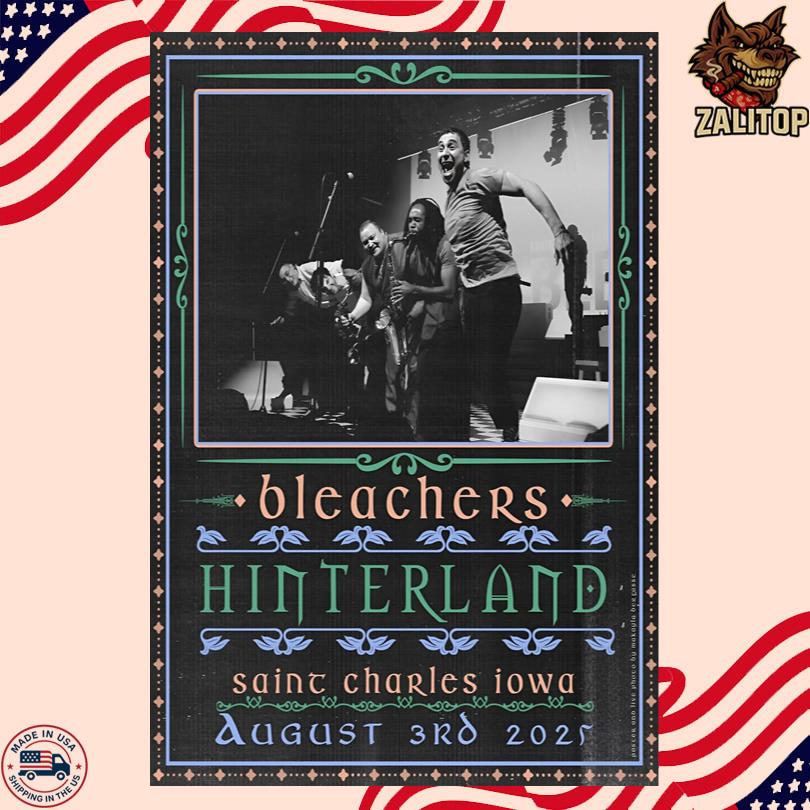 Bleachers Concert Event Poster August 3 2025 Hinterland MO