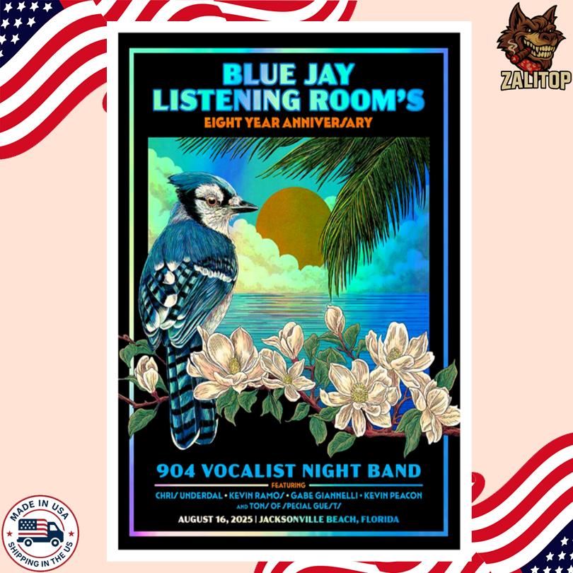 Blue Jay Listening Room Eight Year Anniversary 2025 Poster