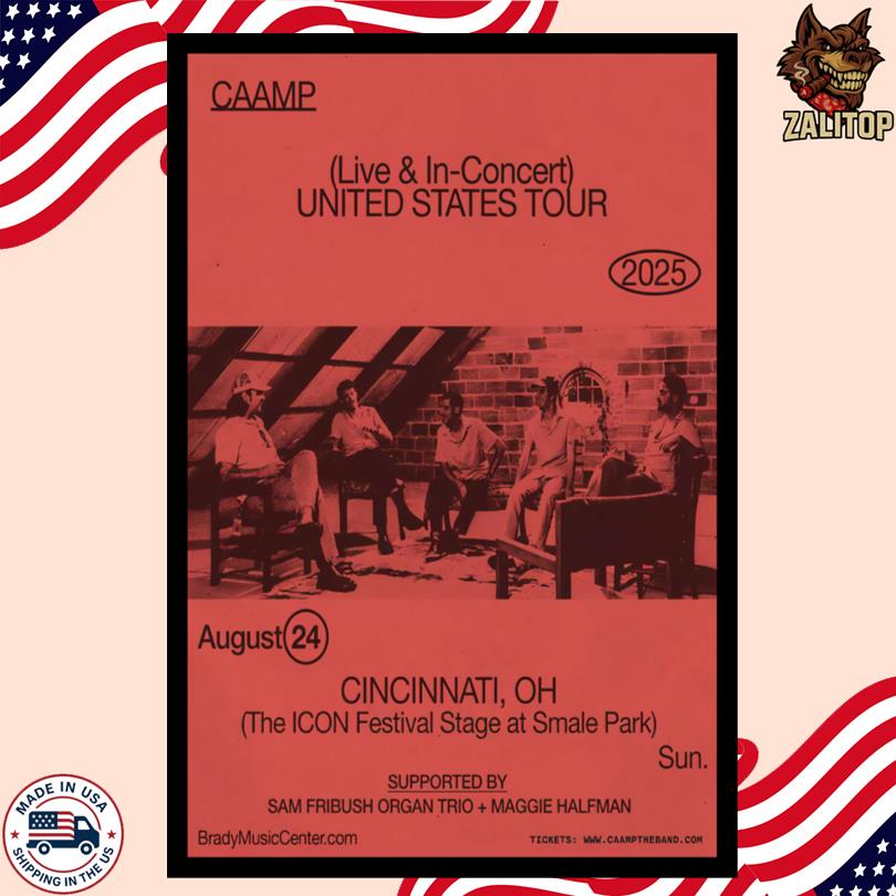 Caamp August 24, 2025 in Cincinnati, OH Poster