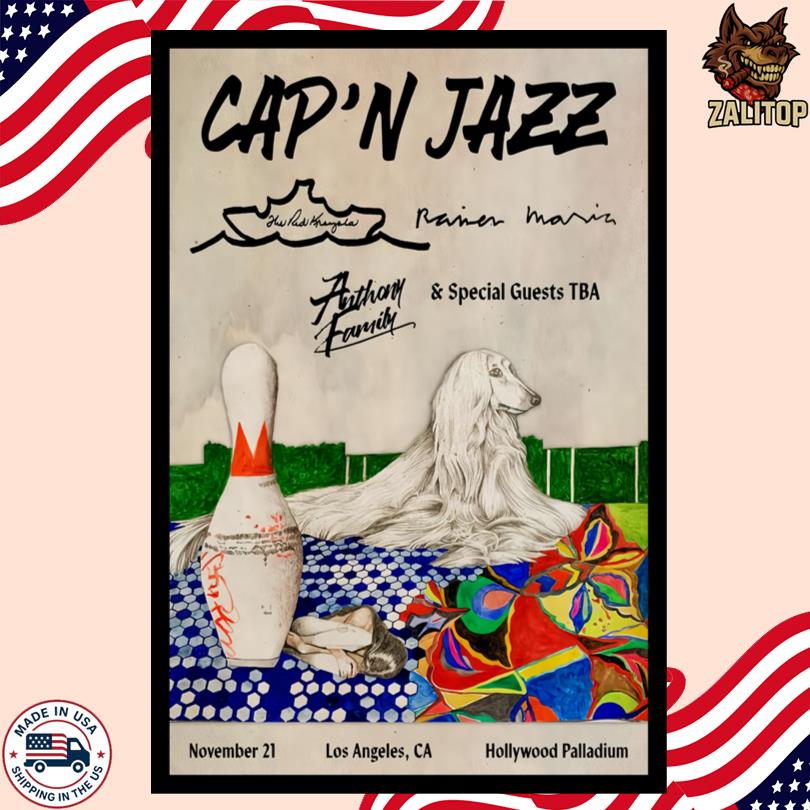 Cap’n Jazz November 31, 2025 Hollywood Palladium in Hollywood, CA Poster
