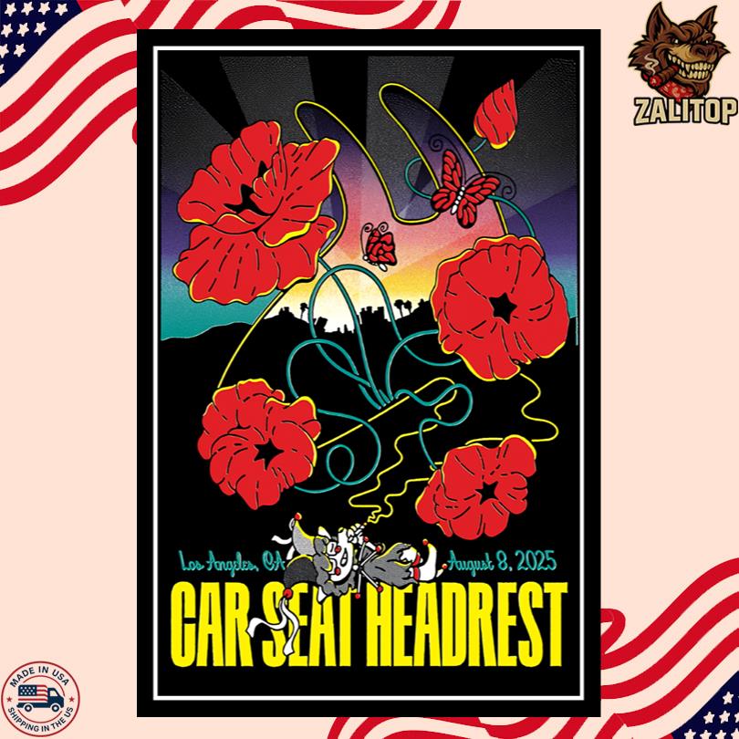 Car Seat Headrest Aug 8 2025 The Greek Theatre Los Angeles, CA Poster