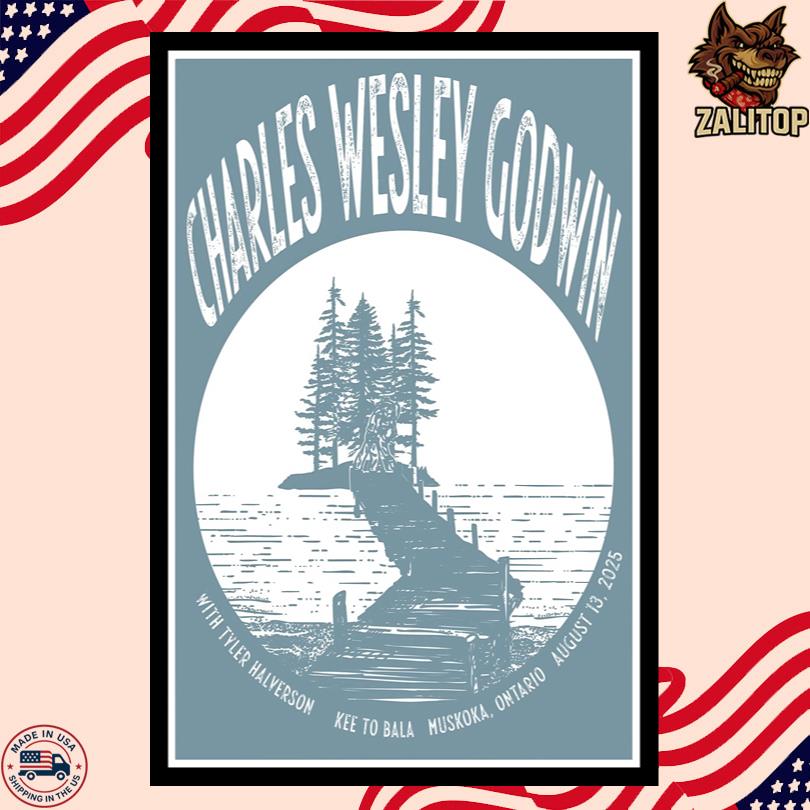 Charles Wesley Godwin Aug 13 2025 Muskoka ON Live Show Poster -Portrait - Poster
