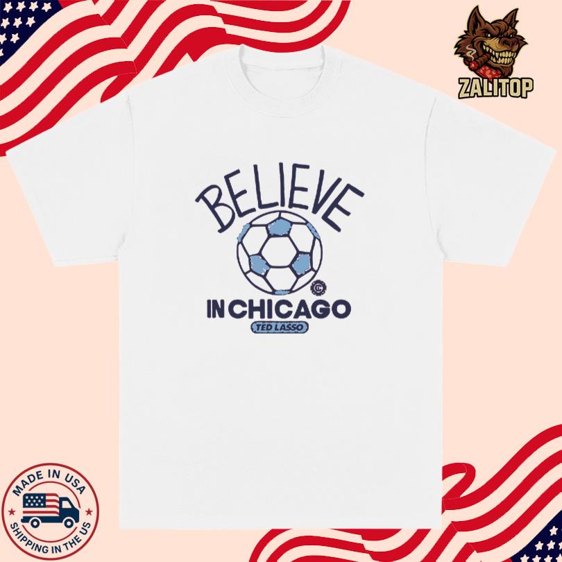 Chicago Fire Red MLS x Ted Lasso Believe T-Shirt