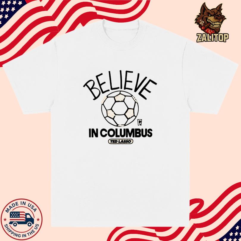Columbus Crew Gold MLS x Ted Lasso Believe T-Shirt