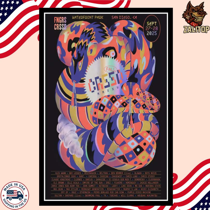 CRSSD Fest Fall Tour 2025 Poster