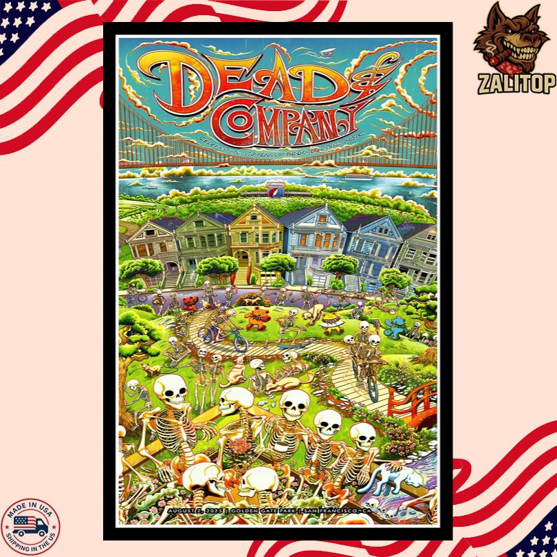 Dead And Company Aug 2 2025 Golden Gate Park San Francisco CA Poster