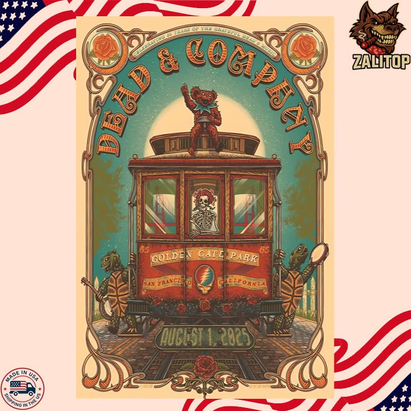 Dead And Company San Francisco CA August 1 2025 Event Poster