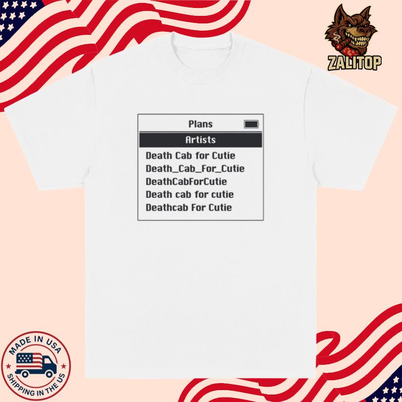 Death Cab for Cutie DCfC Screen Shirt