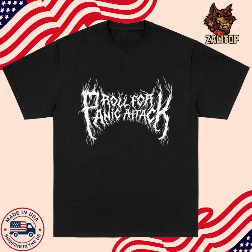 Dropout Roll for Panic Attack Black Tee