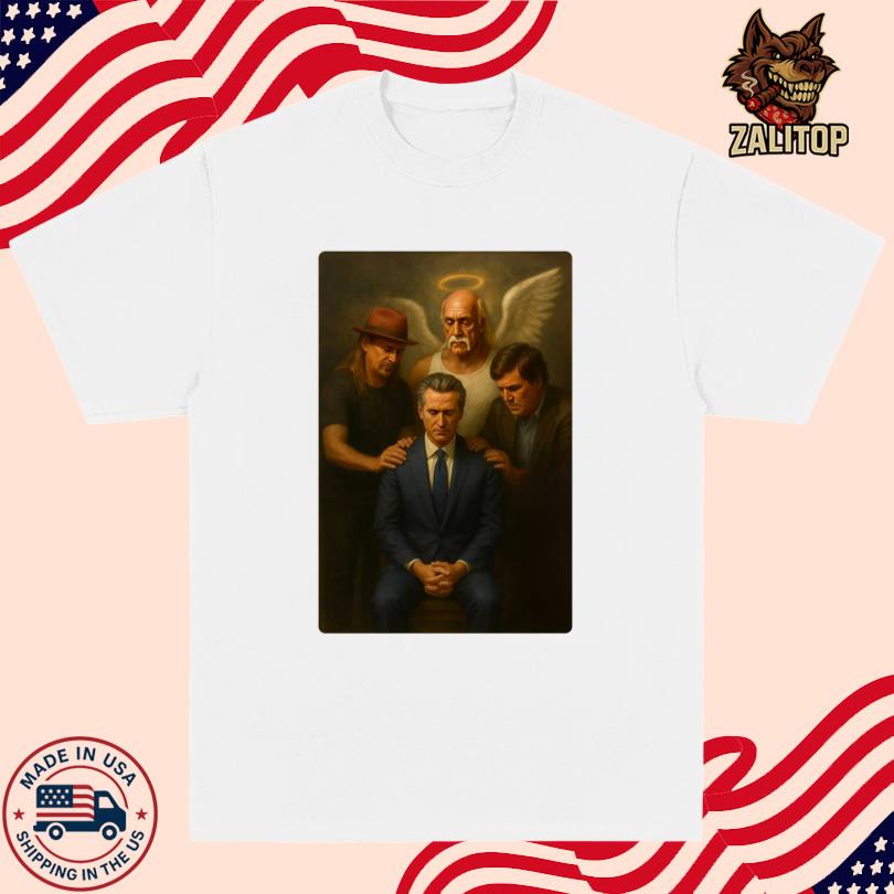 Gavin Newsom And Hulk Hogan Tucker Carlson T Shirt