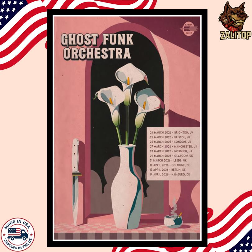 Ghost Funk Orchestra Tour March 2026 Poster