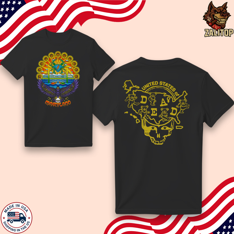 Grateful Dead Maryland United States of Dead T-Shirt