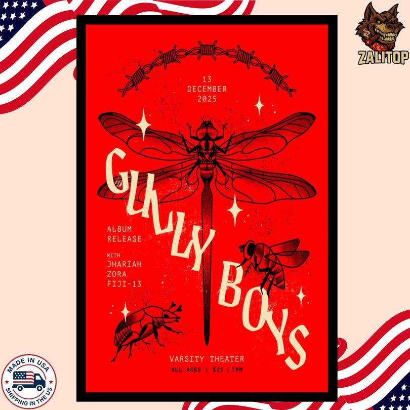 Gully Boys December 13 2025 Minneapolis MN Show Poster