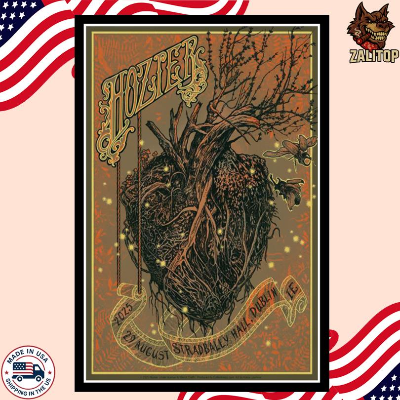 Hozier Tour Dublin, UK 08.29.2025 Poster