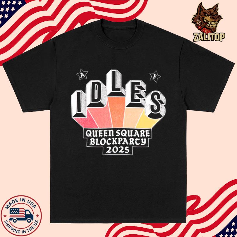 IDLES Queen Square Block Party 2025 Merch