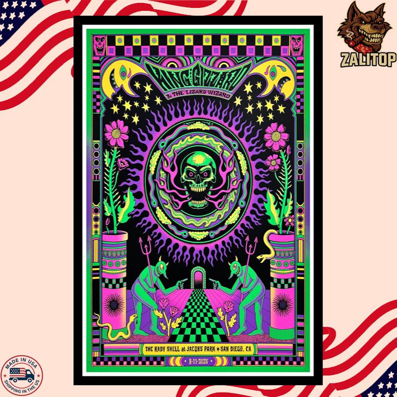 King Gizzard And The Lizard Wizard August 11 2025 The Rady Shell at Jacobs Park, San Diego, CA Poster