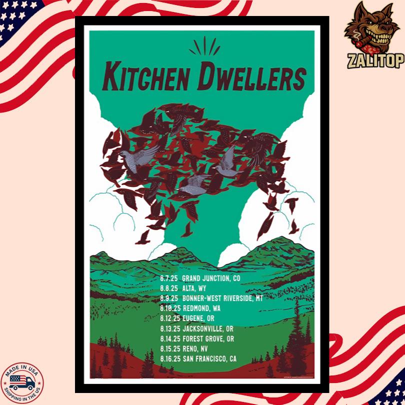 Kitchen Dwellers Tour 2025 Poster