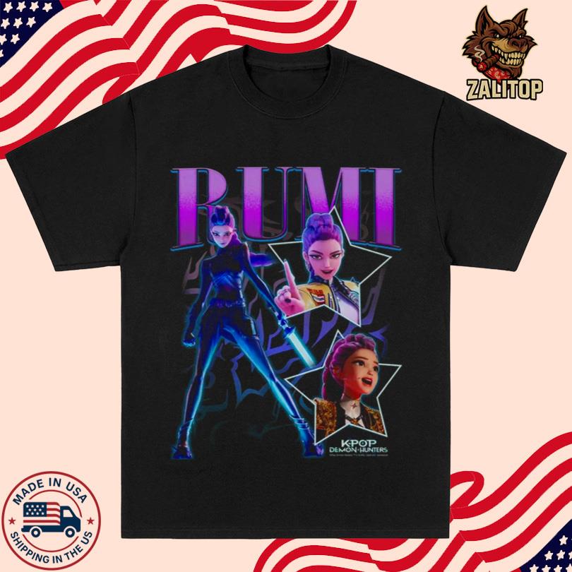 KPop Demon Hunters Rumi Collage T-Shirt
