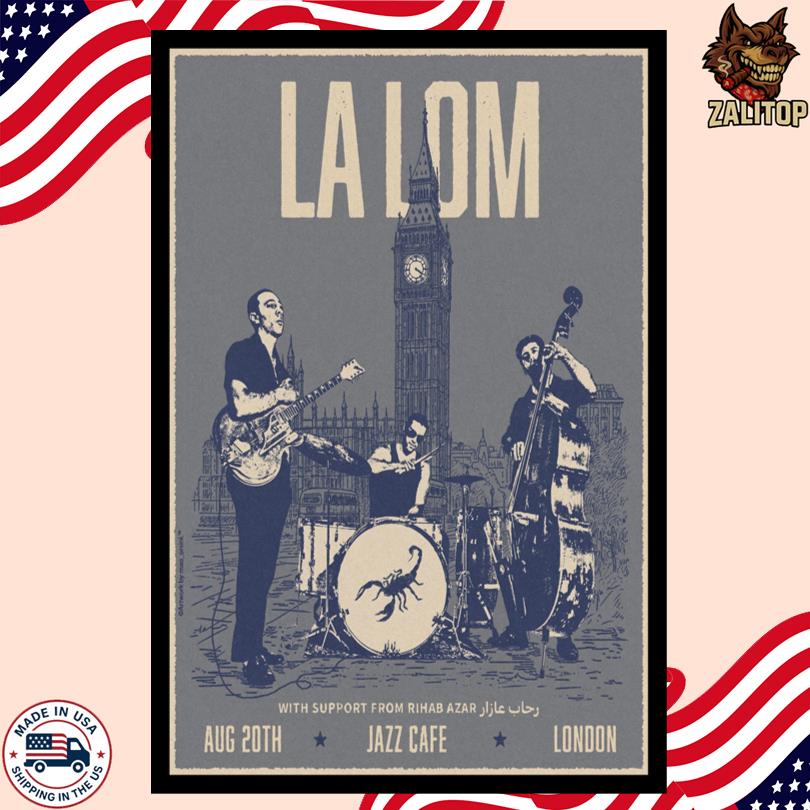 LA LOM August 20 2025 Jazz Cafe Event Poster