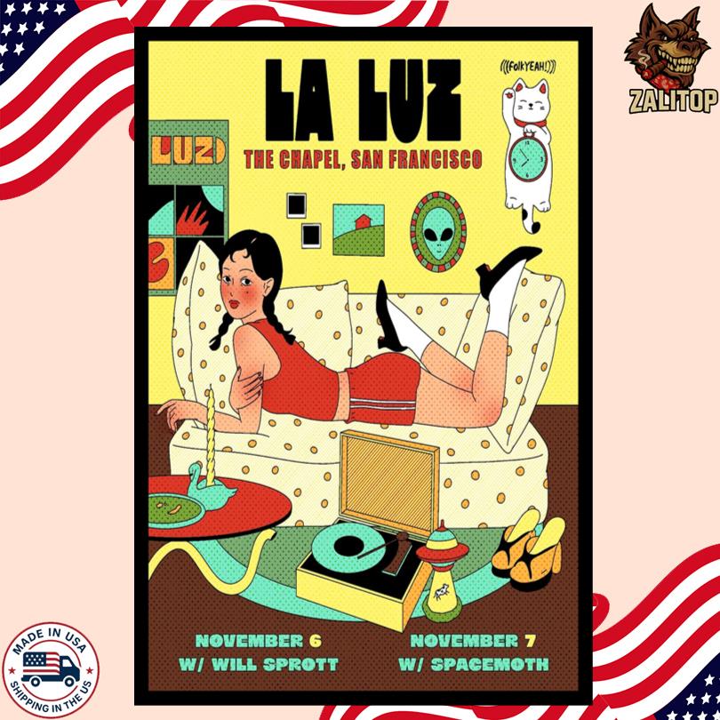 La Luz The Chapel San Francisco November 6-7 2025 Poster-Portrait - Poster