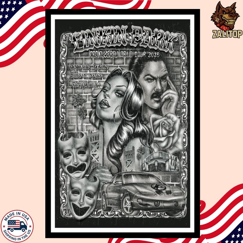 Linkin Park FZ 2025 Tour Sacramento Poster September 17