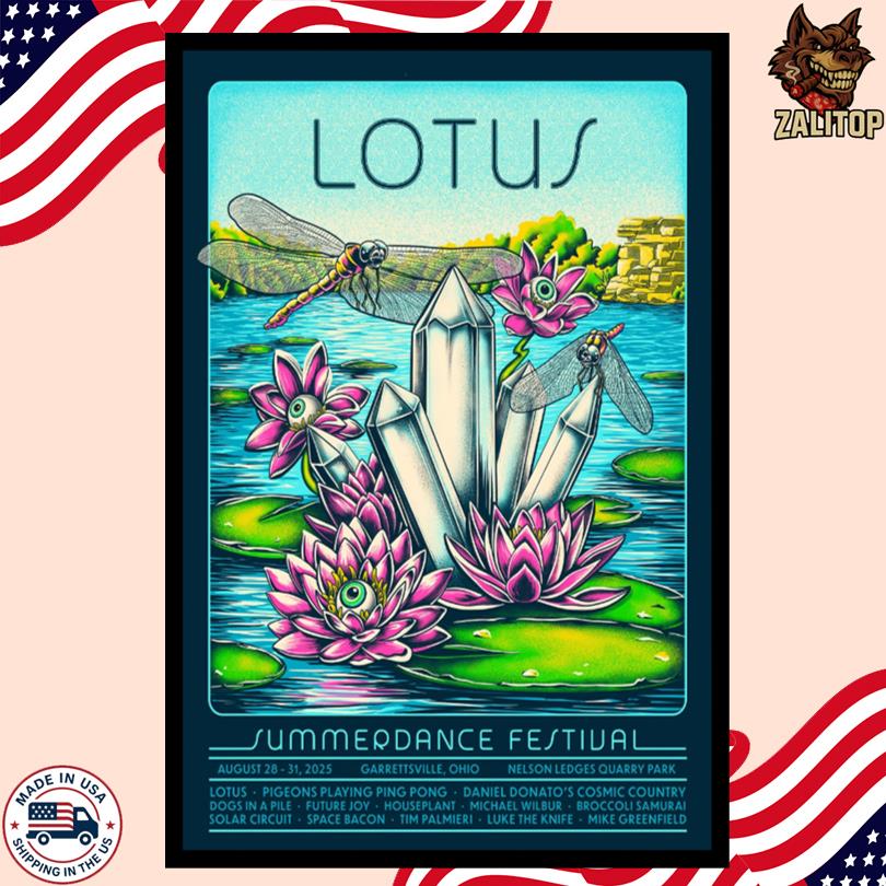 Lotus Summerdance Festival August 28-31 2025 Poster-Portrait - Poster