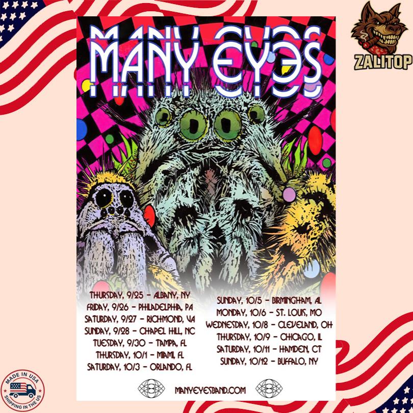 Many Eyes Summer Tour 2025 Poster