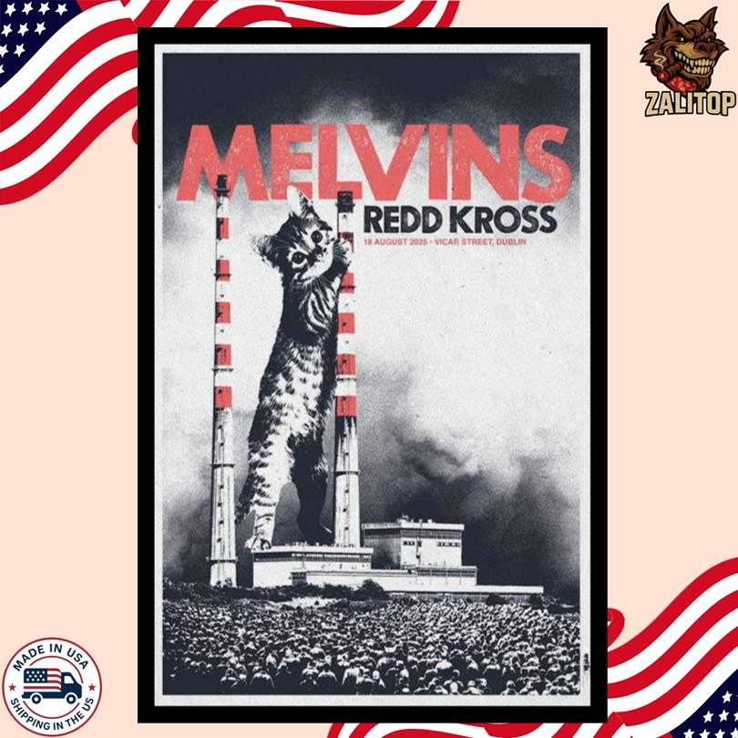 Melvins August 18, 2025 Vicar Street, Dublin, Ireland Poster
